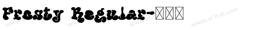 Frosty Regular字体转换